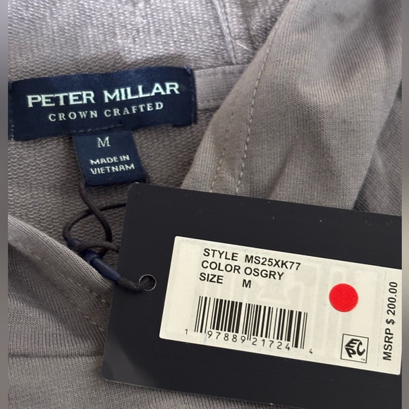 Peter Millar Other - Peter Millar 90% merino wool Gray hoodie